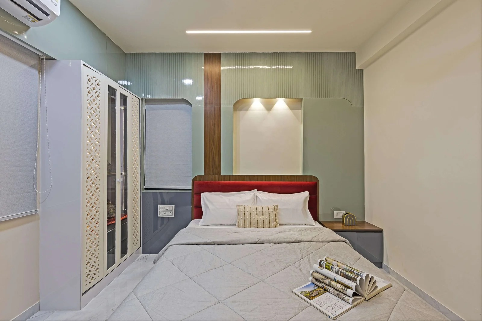 Sage Accent Bedroom
